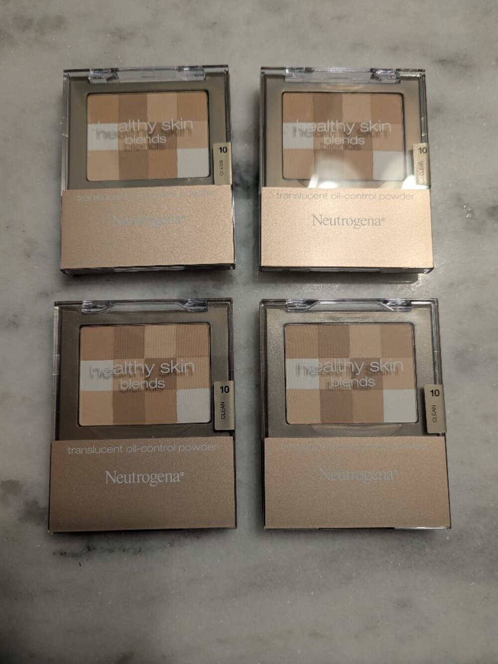 Qty 4 Neutrogena Oil-Control Powder, Clean 10
